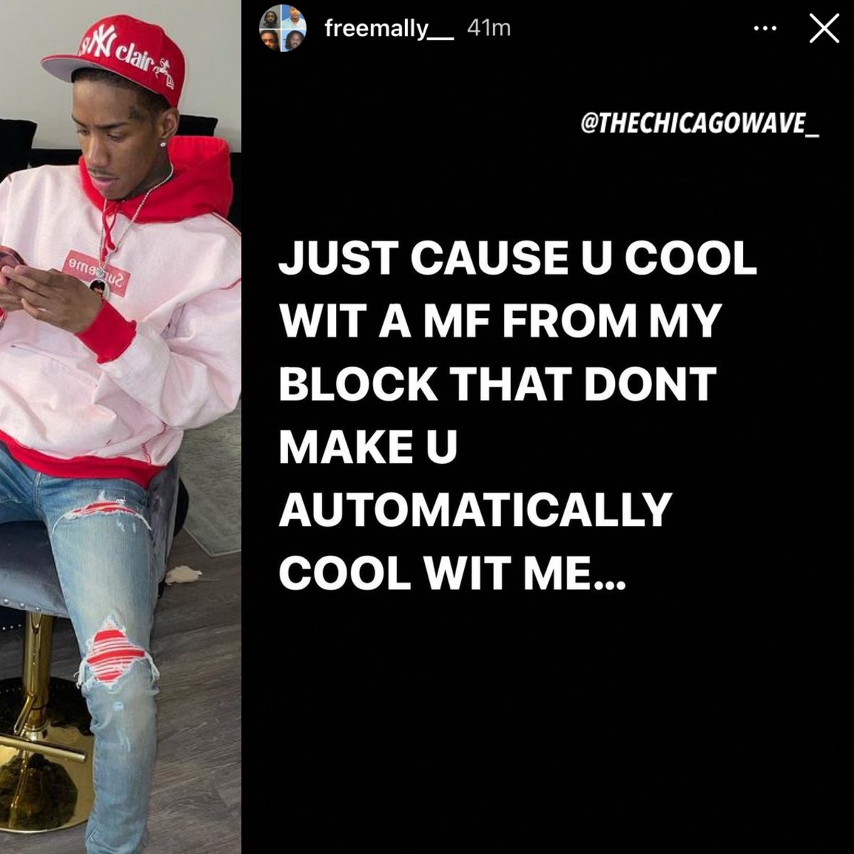 TheChicagoWave's tweet image. NoLimit Kryo speaks 🗣️