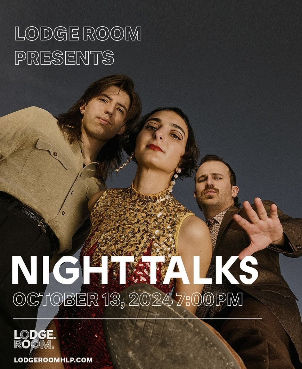 Lodge Room (@lodgeroom) on Twitter photo #LosAngeles!! <a href="/_NightTalks_/">Night Talks</a> headlines Lodge Room on OCTOBER 13 ❤️🔥❤️🔥 Tickets are on sale Friday at 10am ✨
lodgeroomhlp.com/shows/night-ta… #LosAngeles!! <a href="/_NightTalks_/">Night Talks</a> headlines Lodge Room on OCTOBER 13 ❤️🔥❤️🔥 Tickets are on sale Friday at 10am ✨
lodgeroomhlp.com/shows/night-ta…