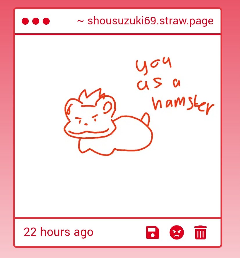 !!!!! its me!!! As a hamster!!!!!!!