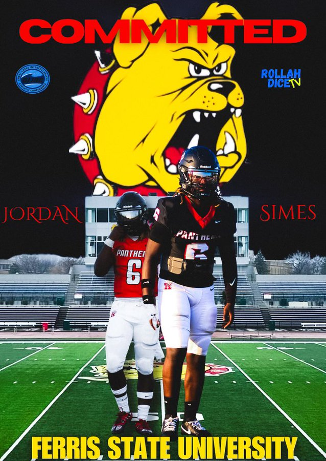 Roseville 2025 QB Jordan Simes has committed to Ferris State  

football.thedzone.com/players/jordan…