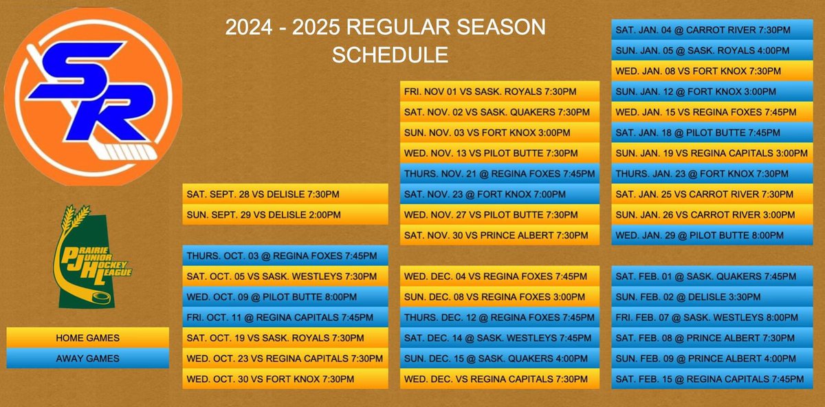 Another hockey season is near and here is the Richardson Pioneer Southern Rebels schedule for the 2024-25 season. Hockey in the Southland Co-op Centre is around the corner. Home opener scheduled for Sat., Sept. 28th against the @Delisle_Chiefs