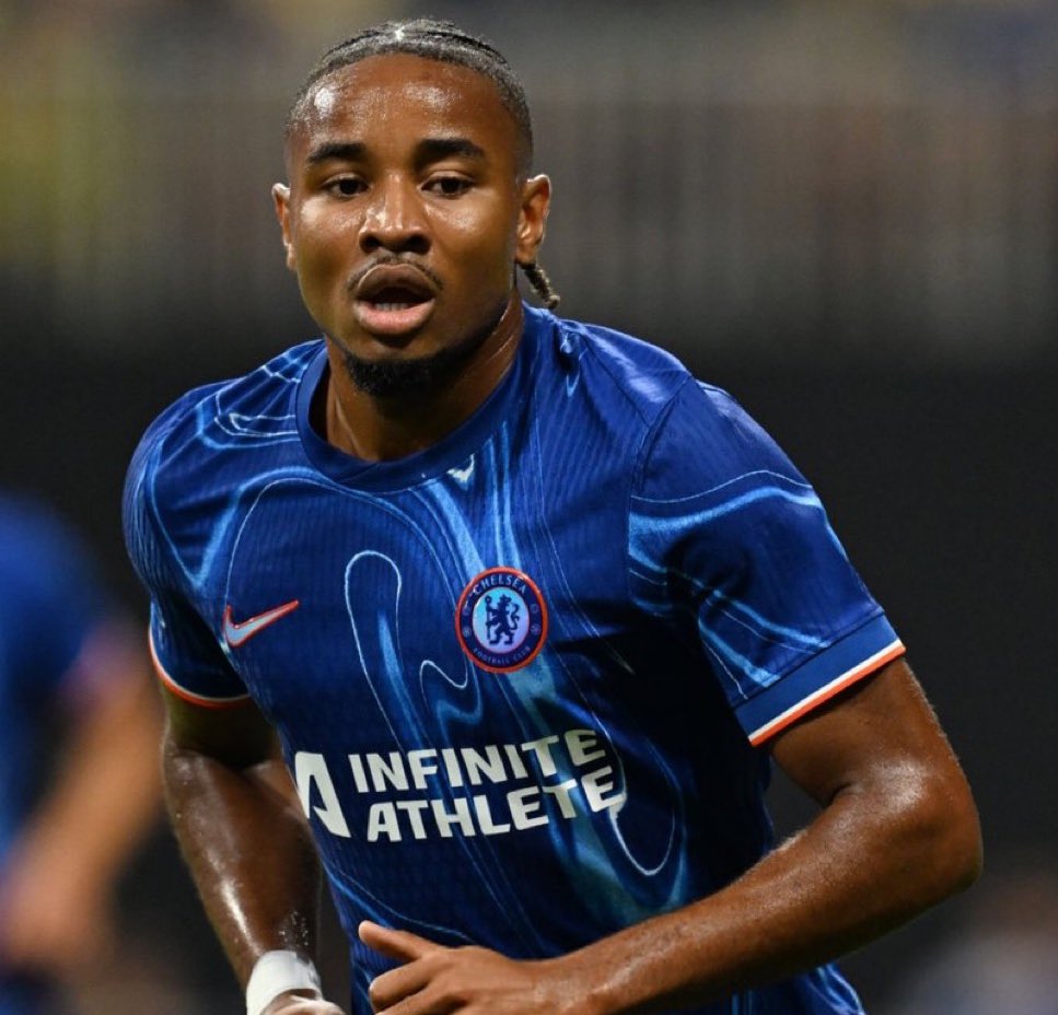 Christopher Nkunku in action for Chelsea in pre-season.