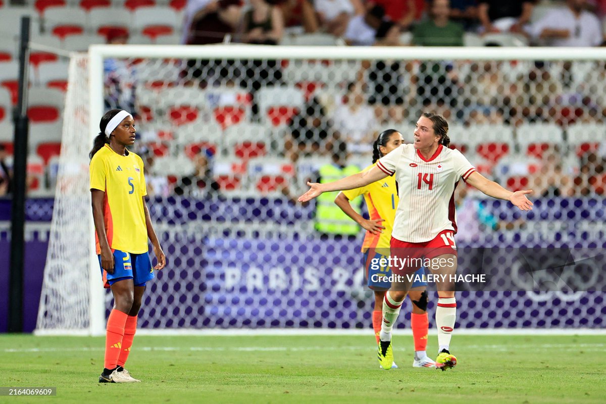 Chickenwingg13's tweet photo. “We’re not CHEATERS, we’re damn GOOD PLAYERS, we’re a damn GOOD TEAM!” - Vanessa Gilles 🔥

Ya’ll can take away 6 points but you can NEVER take away their HEARTS! This team is special, VAMOS!!! ❤️

CA-NA-DA!!! 🙌🏻

#CANWNT #CANXNT https://t.co/1InZr9fsgh