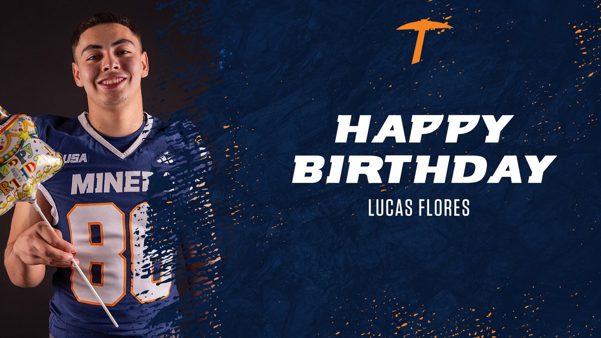Happy birthday to Wide Receiver, Lucas Flores‼️ ⛏️

#WinTheWest | #PicksUp <a href="/lucasflores_04/">Lucas</a>