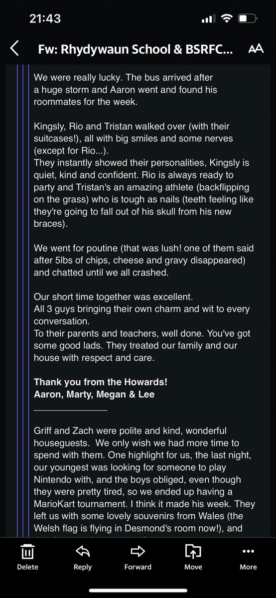 TRhydywaun's tweet photo. Ges i e-bost hyfryd oddiwrth Barrhaven Scottish gyda lluniau a sylwadau hyfryd gan ambell riant. Da iawnbfechgyn. 
I've received a lovely email from Barrhaven Scottish with photos and some lovely comments from some parents. Well done boys for creating such a good impression. https://t.co/hEnXlFVZfU