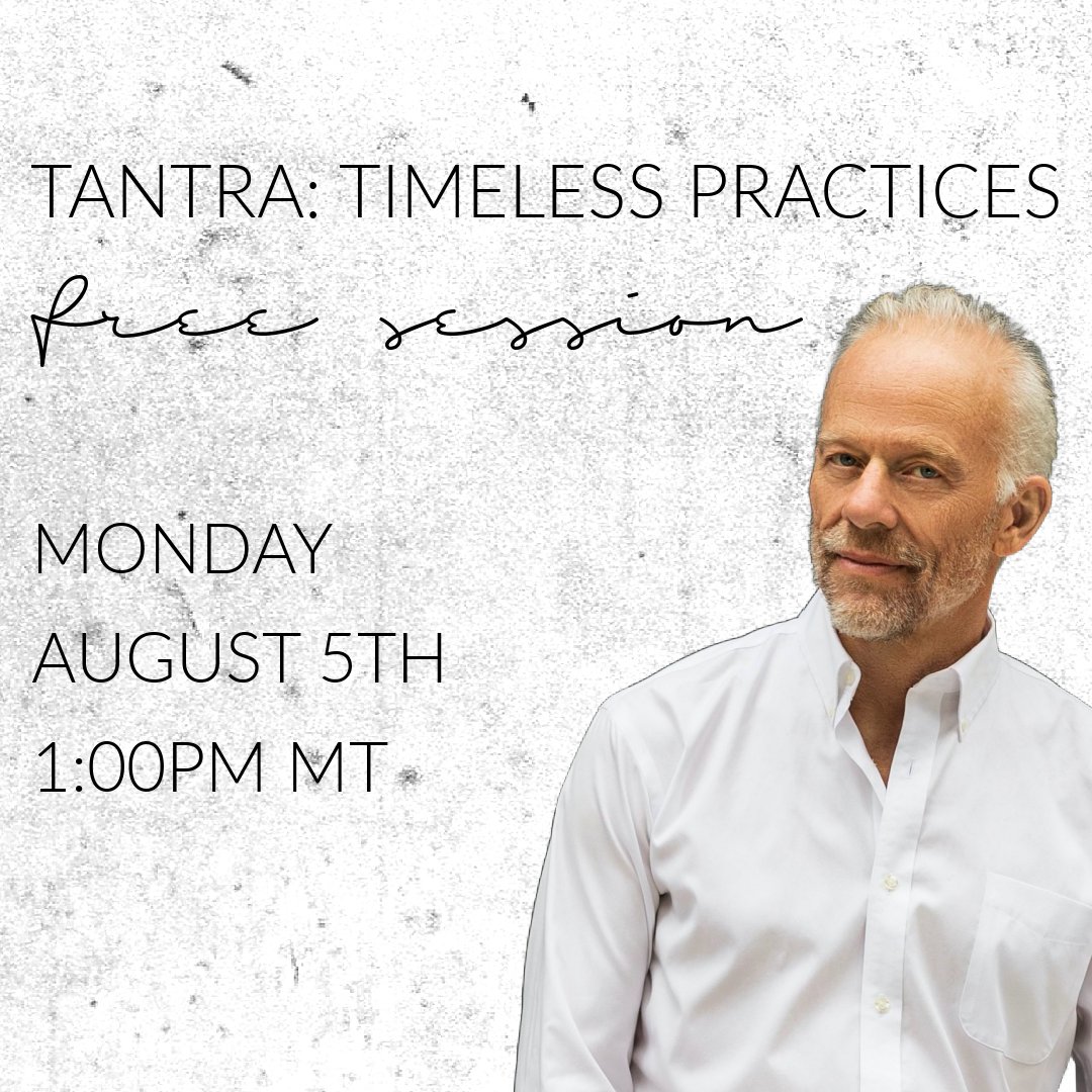 RodStryker108's tweet photo. Join me on Monday August 5th for a free session to discuss some of the most relevant, wise and potent Tantric practices for today.

Free registration: https://t.co/tpWsXUesu1 https://t.co/QeLLy1OQoW