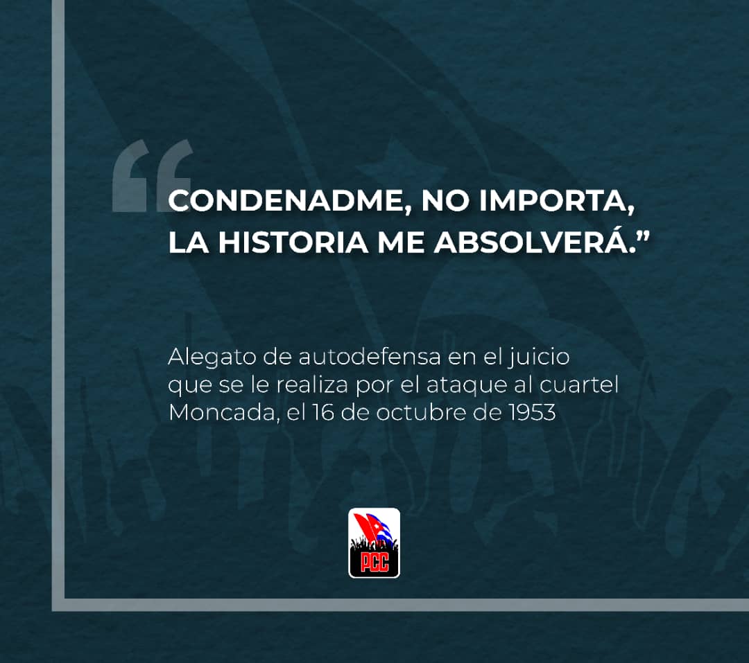 “Fidel se entregó sin límites a la causa de su patria y tuvo por patria al mundo”

Eusebio Leal 

#Cuba  #FidelPorSiempre