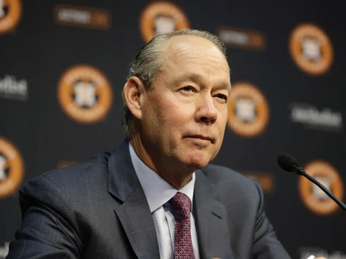 TheAstrosLocker's tweet photo. 6 days after winning a World Series, Jim Crane parted ways with GM James Click. Over the next 6 weeks, without a GM, the Astros would sign Montero, Jose Abreu, and Michael Brantley while Verlander and Yuli signed elsewhere. Brantley played 15 games, Montero and Abreu got paid to go away. 

All in all, the Astros owner spent $105,000,000 on players who would provide a combined -1.9 bWAR or -2.7fWAR.