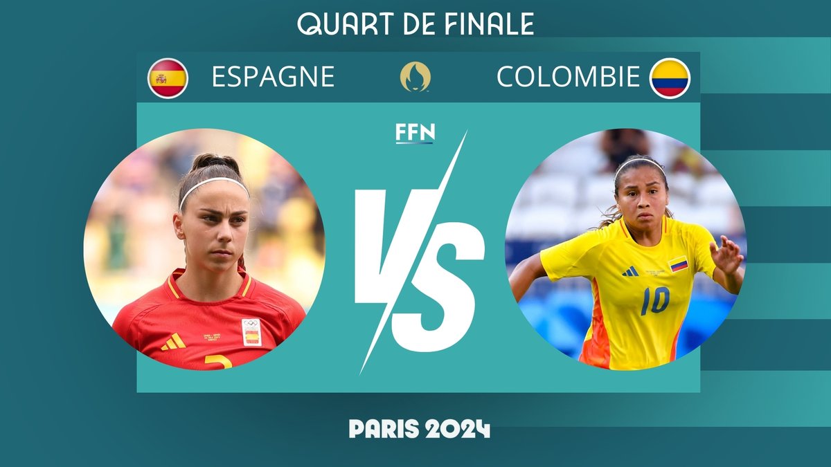 femmesfootnews's tweet photo. Les quarts de finale du Tournoi Olympique sont connus :

Samedi 3 aout :
15h00: 🇺🇸 ÉTATS-UNIS 🆚 JAPON 🇯🇵 (Paris)

17h00: 🇪🇸 ESPAGNE 🆚 COLOMBIE 🇨🇴 (Lyon)
 
19h00: 🇨🇦 CANADA 🆚 ALLEMAGNE 🇩🇪 (Marseille)

21h00: 🇫🇷 FRANCE 🆚 BRÉSIL 🇧🇷 (Nantes)

#Paris2024 https://t.co/z4n5sg2J9P