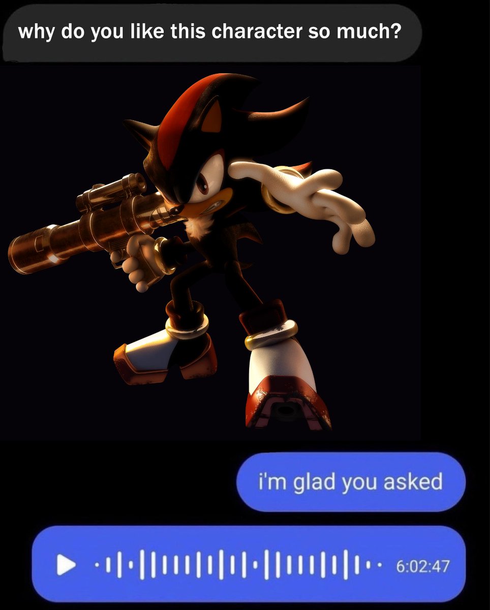 Shadow the Hedgehog (@heisallofhim) on Twitter photo 