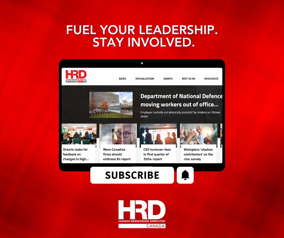 HRD_Canada's tweet image. Don't miss out on the latest updates, tips, and insights in the world of HR. Subscribe to HRD Canada's newsletter today and get all the news and trends delivered straight to your inbox!

Sign up here: hubs.la/Q02JBP6v0

#HRNews #HRIndustry #HRLeadership #HRTrends