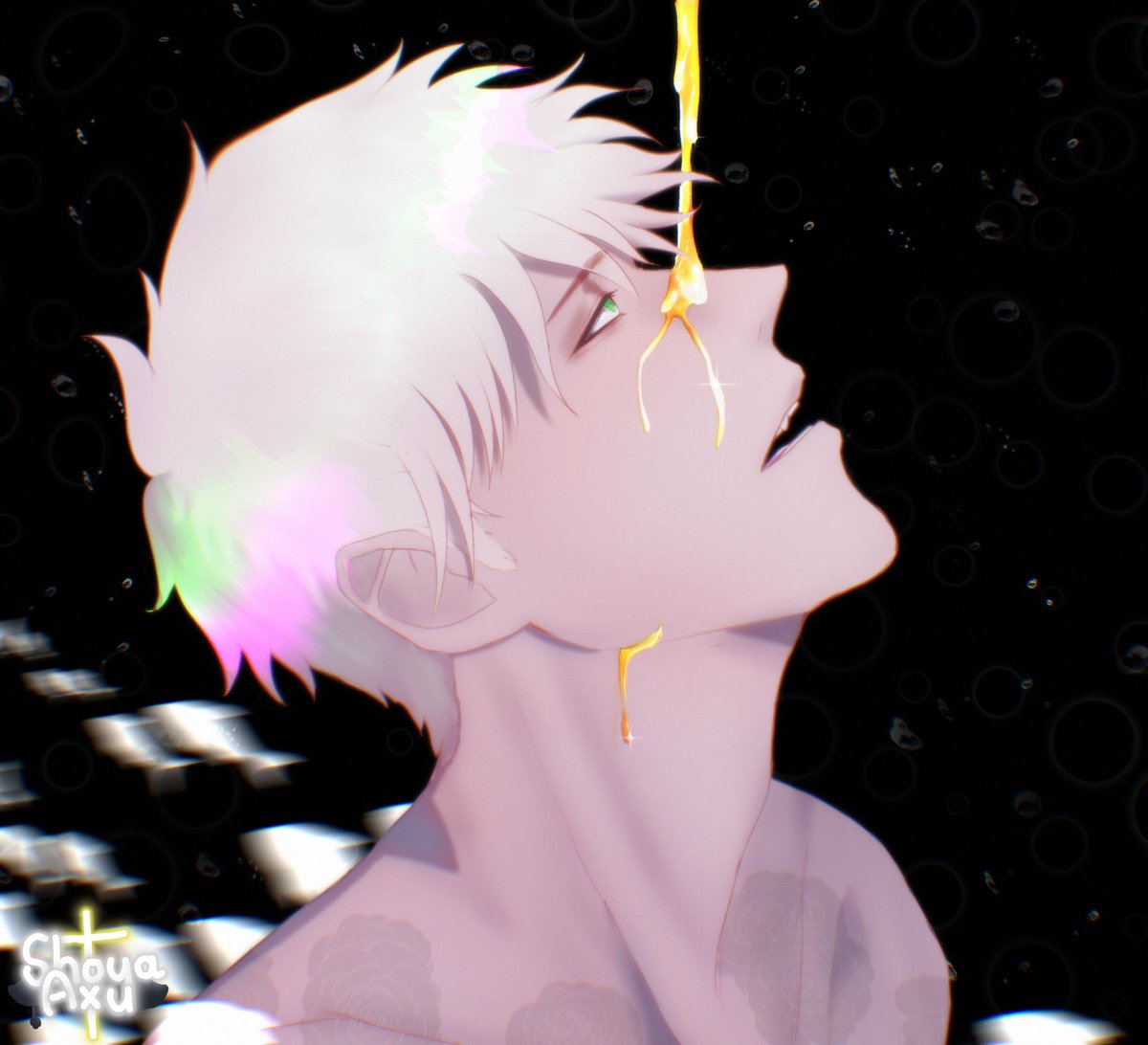 Dakiirooo's tweet photo. A little honey test I did with one of my ocs Takeo

Wanted to give it a more fluffy feeling 

[ #Axuverse | #oc ]

<repost because I had to fix something> https://t.co/5kLhZmHHRJ