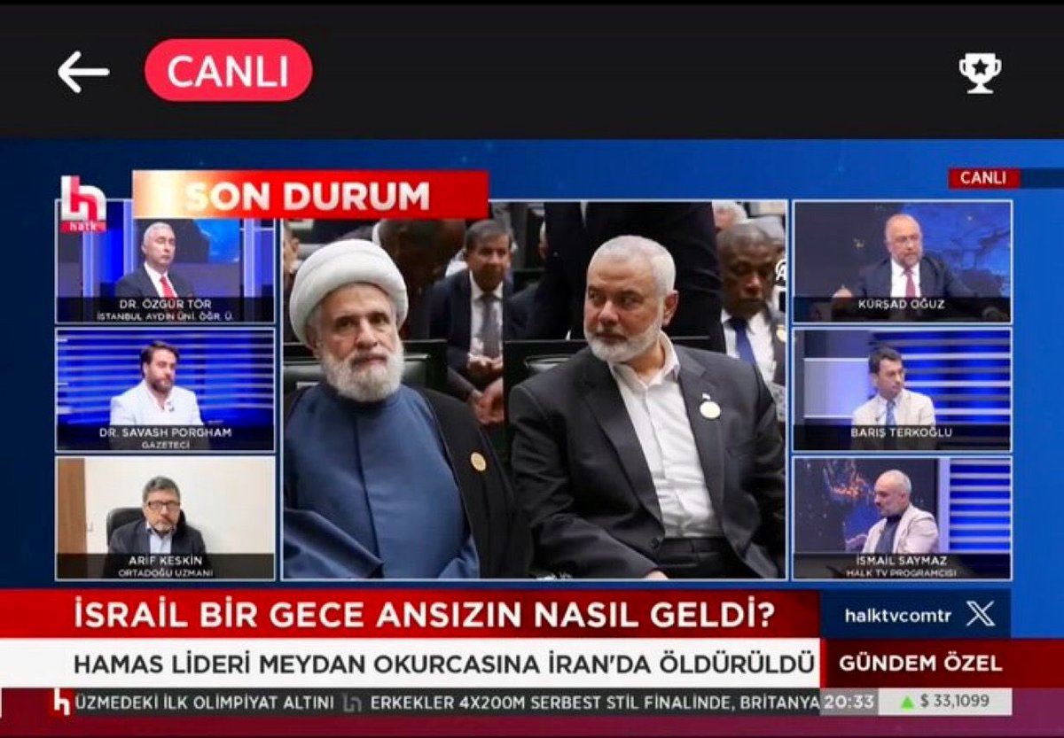 Şerefsiz Halktv
Siz gazeteci değil siyonist bir tetikçisiniz.
Allah’ın gazabı üzerinize olsun