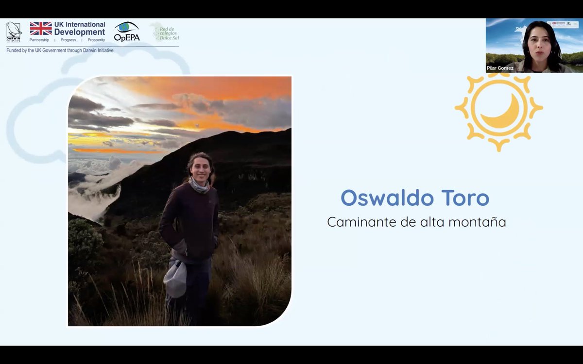 OpEPA's tweet photo. 🎉 ¡Así fue nuestro nuestro octavo encuentro virtual con los estudiantes y docentes de la #RedDulceSal! 🙌

¡Aprendimos mucho del aire que respiramos! ⛰️ ¡Y tuvimos a Oswaldo Toro como invitado especial! 🙌

👈 ¡Desliza y revive los mejores momentos! 👉

#UKDev #OpEPA @UKBCFs @UKinColombia @HodgsonGeorge