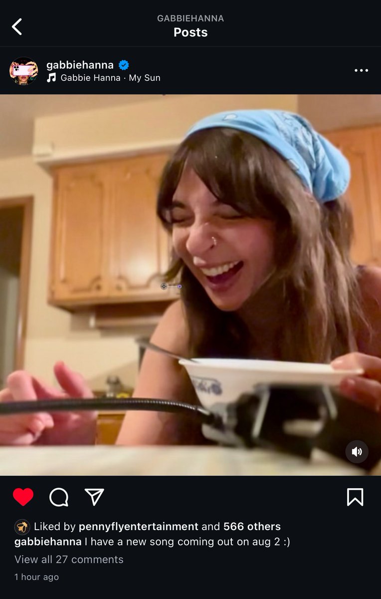 GJhUpdates's tweet photo. 🎶| NEW SONG COMING VERY SOON?! 

Gabbie Hanna has revealed on her Instagram that this coming Friday, a new song will be released! Will you be streaming? https://t.co/XCcyp1KQoO