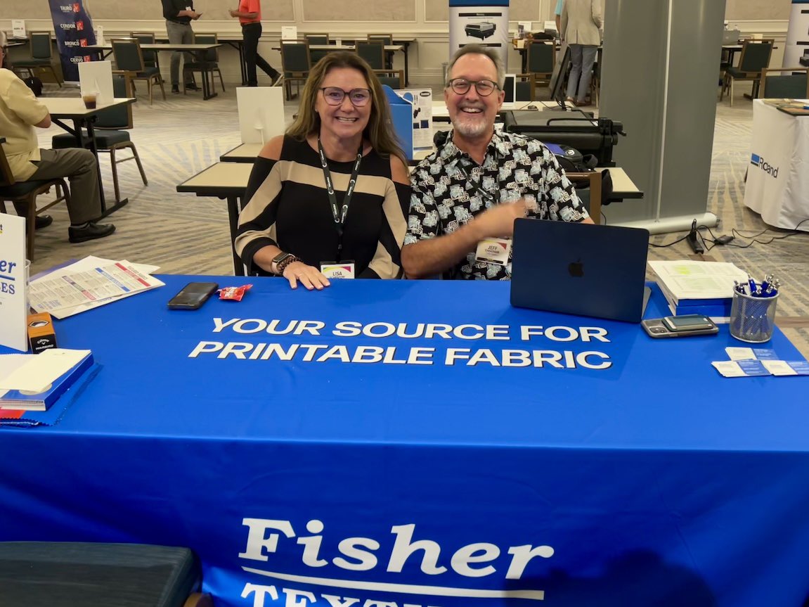 fishertextiles's tweet photo. For the 4th consecutive year, our team has had an amazing experience at #WideFormatSummit. A huge shoutout to @PRINTINGUnited, @napco and @WF_Impressions for organizing this incredible event. We’ve gained invaluable insights, made fantastic connections &amp; are inspired &amp; energized! https://t.co/ZyB2OBV4EW