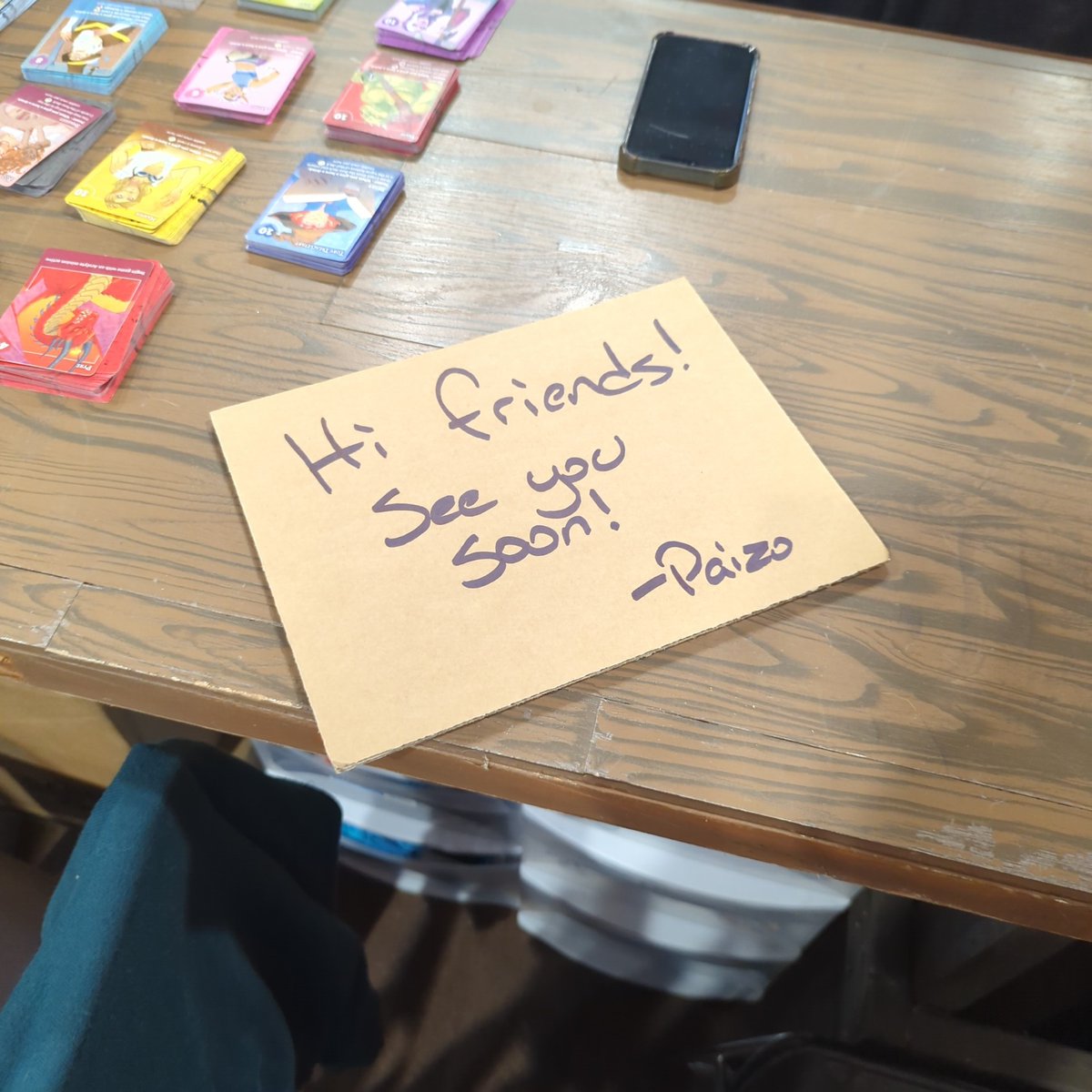 The <a href="/paizo/">Paizo</a> folks are already acting up... 😏 #GenCon2024