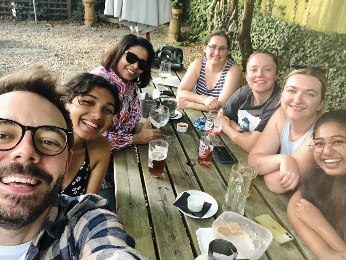We say goodbye to <a href="/J_W_Cross/">Joe Cross</a> and <a href="/ling_r/">Ling R</a> who both return to clinical haematology training next week. You will be missed in the lab ☹️; all the very best!