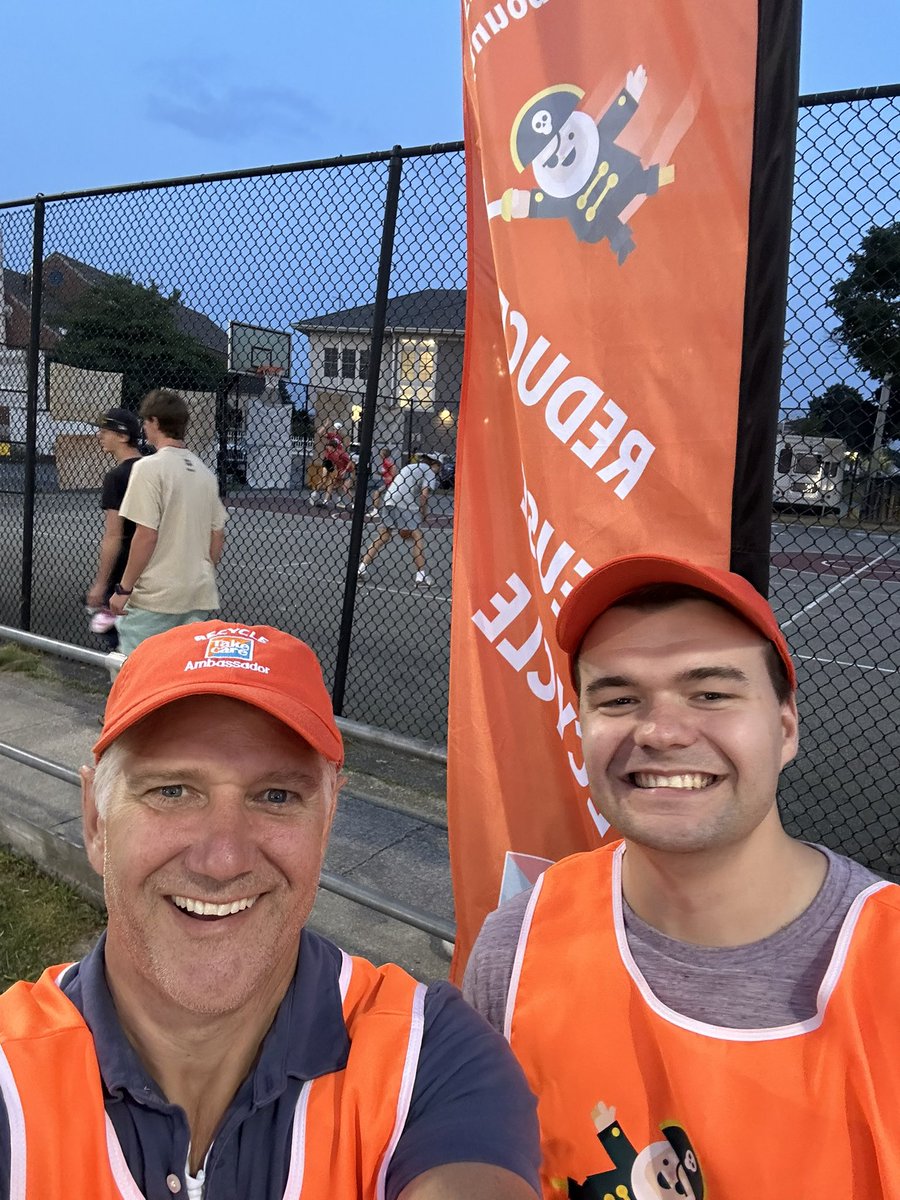 MABeverage's tweet photo. Thanks to our volunteers who showed up to save close to 1,000 bottles and cans at the #CapeCodBaseballLeague ALL-STAR game held at the home of the @FalCommodores last Saturday! Congrats to the West for their exciting win! Thanks to @CokeNortheast @AmeriBev @TakeCareCape https://t.co/2wBERhz34X
