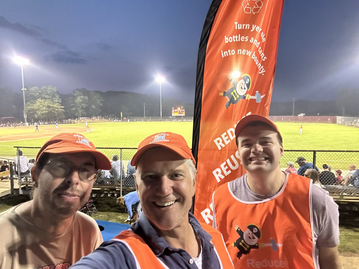 MABeverage's tweet photo. Thanks to our volunteers who showed up to save close to 1,000 bottles and cans at the #CapeCodBaseballLeague ALL-STAR game held at the home of the @FalCommodores last Saturday! Congrats to the West for their exciting win! Thanks to @CokeNortheast @AmeriBev @TakeCareCape https://t.co/2wBERhz34X