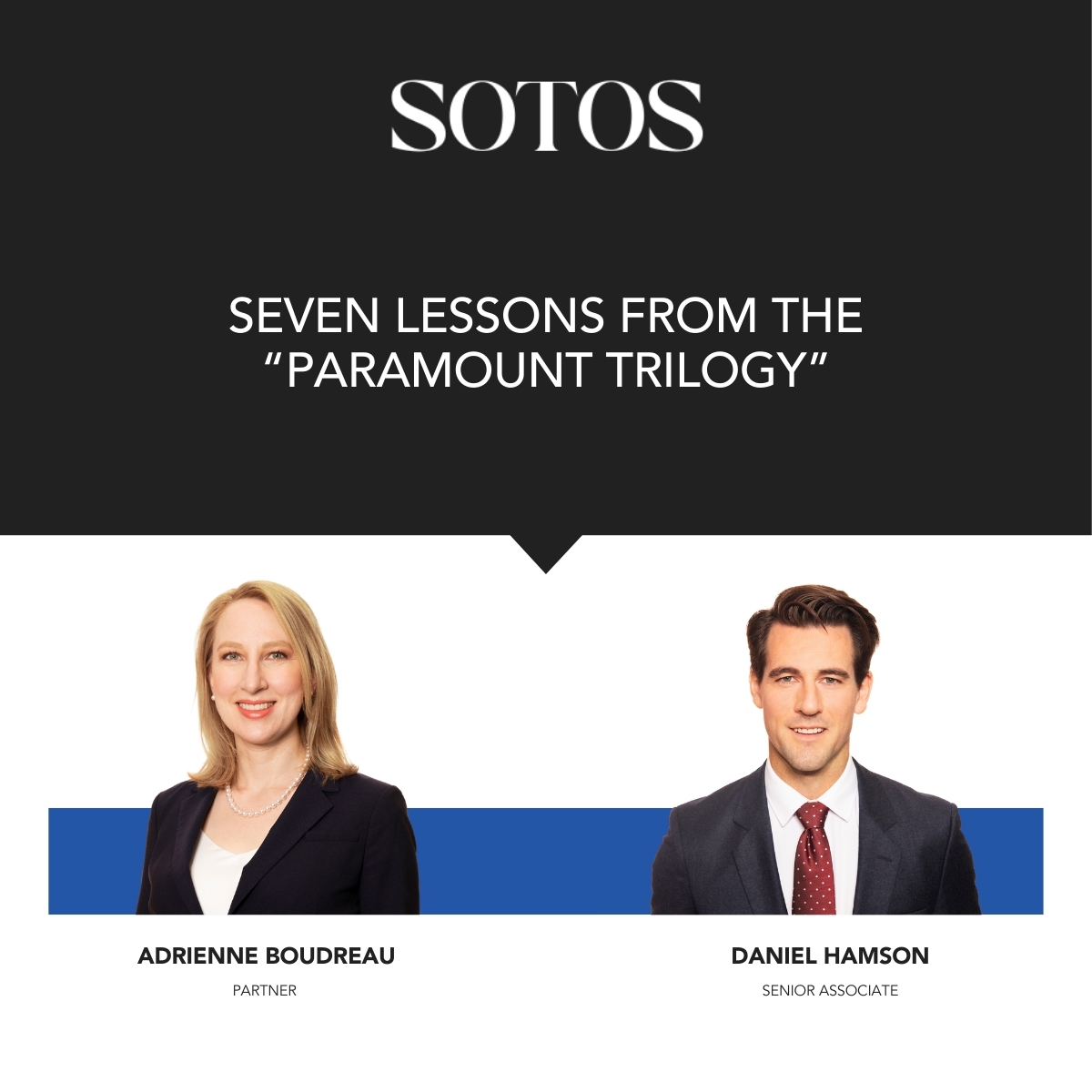 Nearly seven years in the making, the last word in the “Paramount Trilogy” is finally here! Read this article by Adrienne Boudreau and Daniel Hamson and stay on the cutting edge of this developing area of law: sotosllp.com/seven-lessons-…

#FranchiseLaw #WishartAct #Canada #Ontario