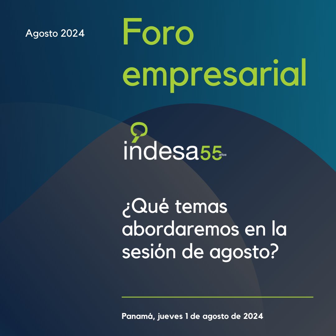 indesacapital's tweet image. 📣Este jueves tendremos nuestra sesión del Foro Empresarial Indesa📣
1️⃣Abordaremos las perspectivas económicas para 2024-2025.
2️⃣El Exministro de hacienda de Costa Rica, Fernando Naranjo, hablará sobre la experiencia de 🇨🇷 en materia de IED, reformas fiscales y coyuntura.
¡Únete!
