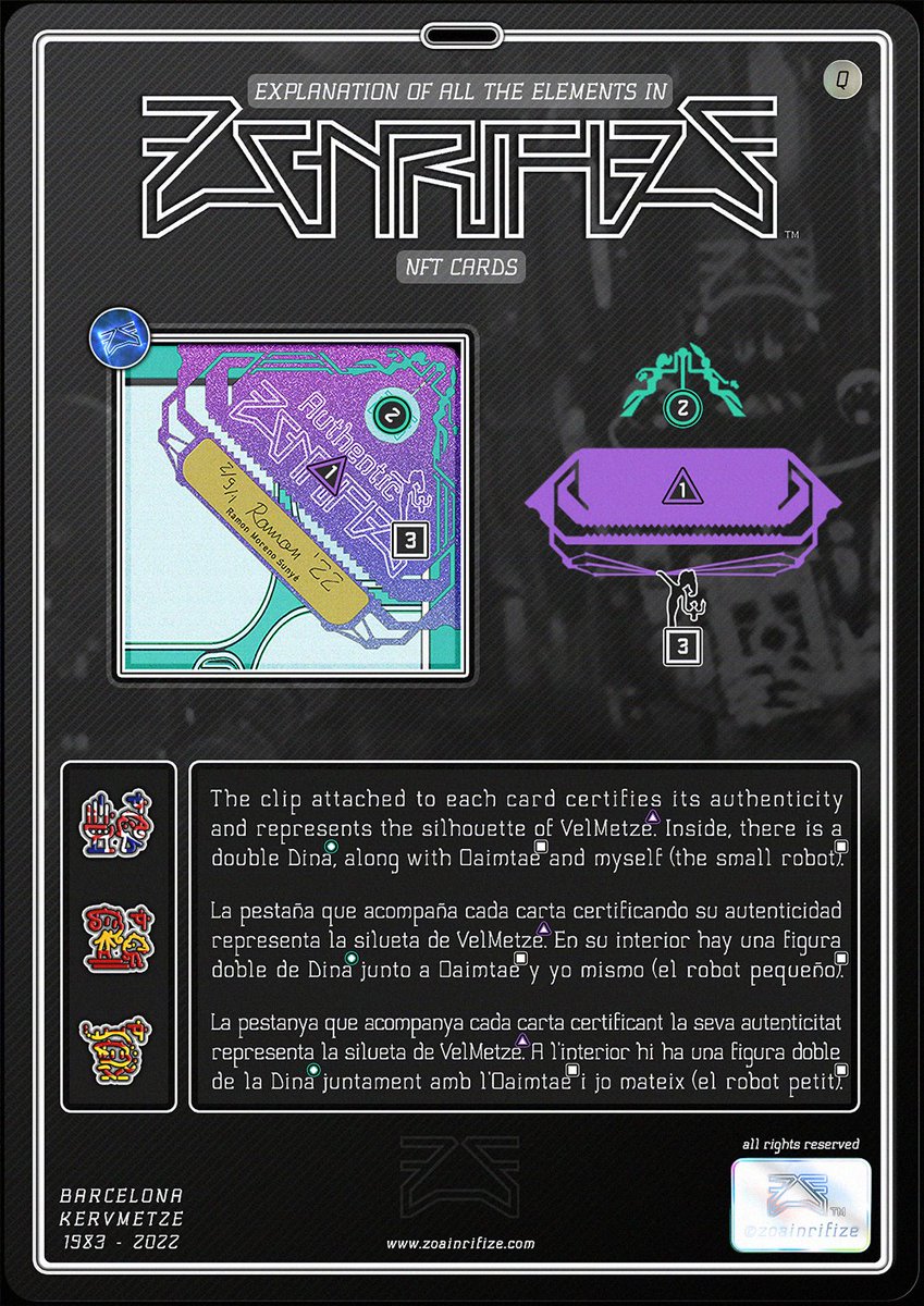 zoainrifize's tweet photo. Hola! Com anem? 😉

Today... Almost the last explanation card! 

This time, the card explains the details inside the clip attached in each zoainrifize card!

Take care my friends. Cheers! 🤘😎🤘 https://t.co/82DhKq6tWO