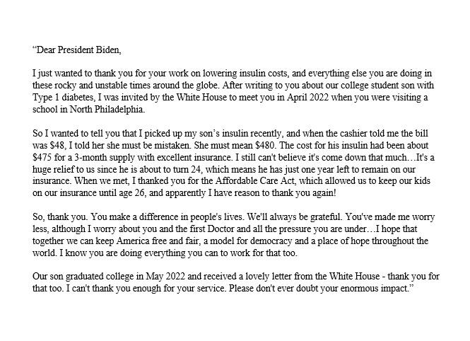 WH Office of Presidential Correspondence Archived tweet media