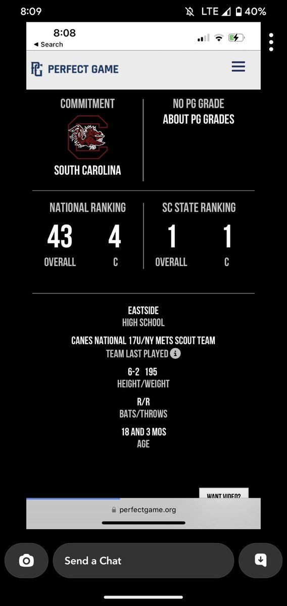 Pete_mersh4's tweet photo. So thankful to be top 50 in the nation! All glory to God! @PerfectGameUSA @PG_Scouting https://t.co/8Wy9EP5tmC