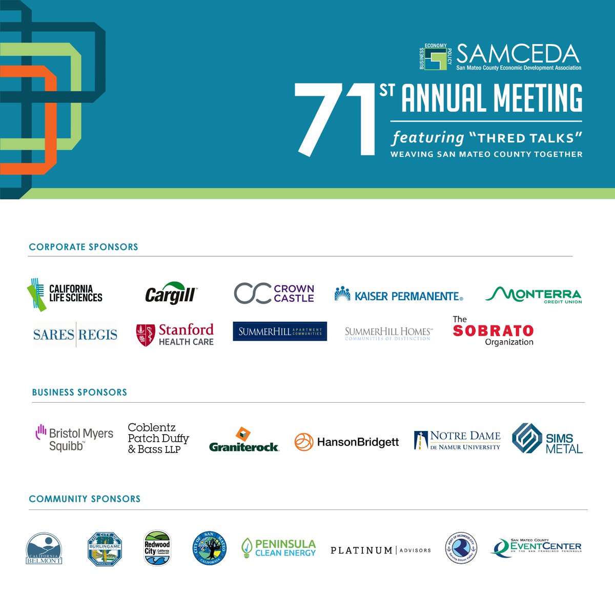 SAMCEDA's tweet image. Check out this year&apos;s #THREDTalks!

📣Learn about the event highlights
📺Watch all the dynamic &amp;amp; informative presentations
🗨️Thank you to all who attended &amp;amp; supported our event!

📰Read More:bit.ly/46qyHWt

---

#SAMCEDA #SanMateoCounty #BayArea