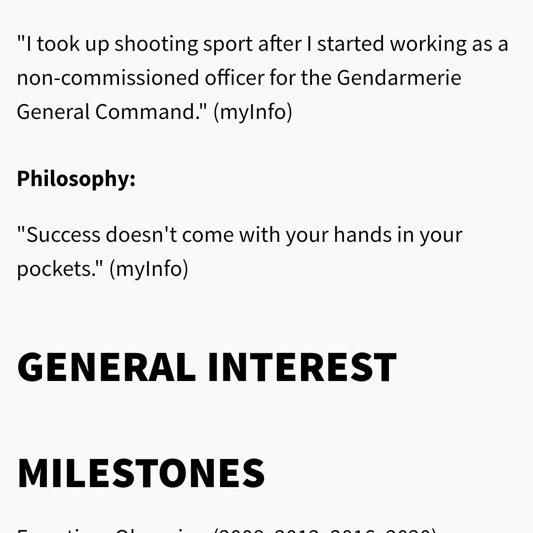 Atıcılıkta gümüş madalya kazanan takımdan Yusuf Dikeç'in olimpiyat resmi sayfasındaki "hayat felsefesi" kısmında yazana bakın :))))