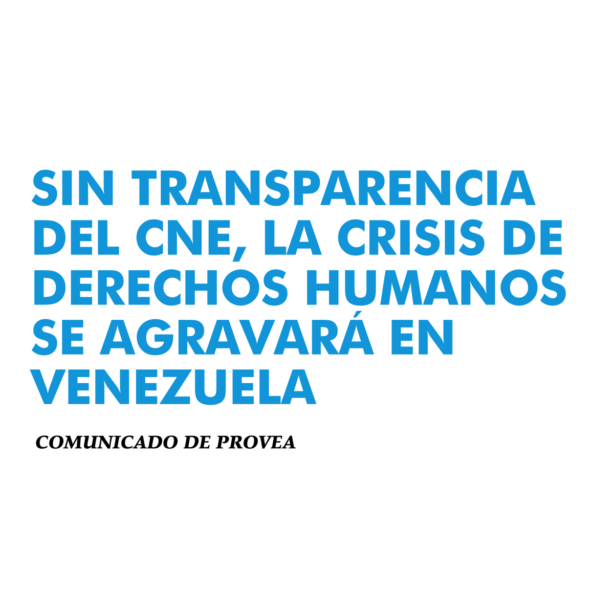 La elección de Venezuela para rescatar la democracia ha sido empañada por graves abusos.

Maduro acude al TSJ para “revisión” de resultados, pero advertimos que el Tribunal está con sus intereses.

Sin transparencia del CNE y con represión, la crisis de DDHH se agravará. #31Jul