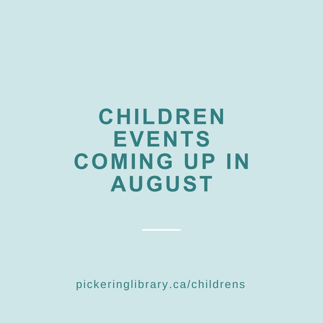pickeringlibs's tweet image. The summer fun isn’t over yet!  Join us for exciting August children’s events at Pickering Public Library. From cosmic crafts to our magical SRC Wrap-Up Party, the adventure continues! 🎉 All events and details: pickeringlibrary.ca/childrens #PickeringEvents #SummerFun