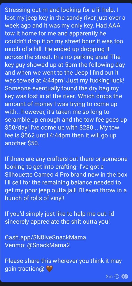 SnackMamas's tweet photo. If u can help plz do!! https://t.co/R67L5Nvcse