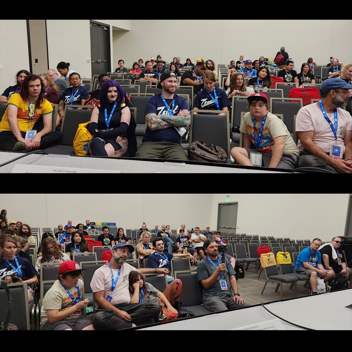HiconMedia's tweet photo. Thanks to everyone who came to the @ZrockComics @Comic_Con Creating Comics Ask Me Anything panel featuring @PatShand, @JeromyDeChant, @racheaissance, @MatiasTimarchi, Brock Smith, and myself moderated by @NDCal5! https://t.co/1Rc8hXustc