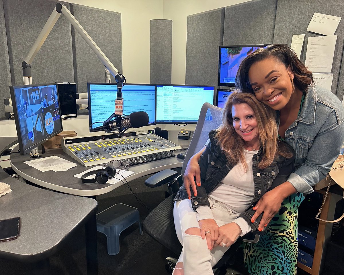 My dear friend Laila is at KFI today! ⁦<a href="/lailamuhammad/">Laila Muhammad</a>⁩