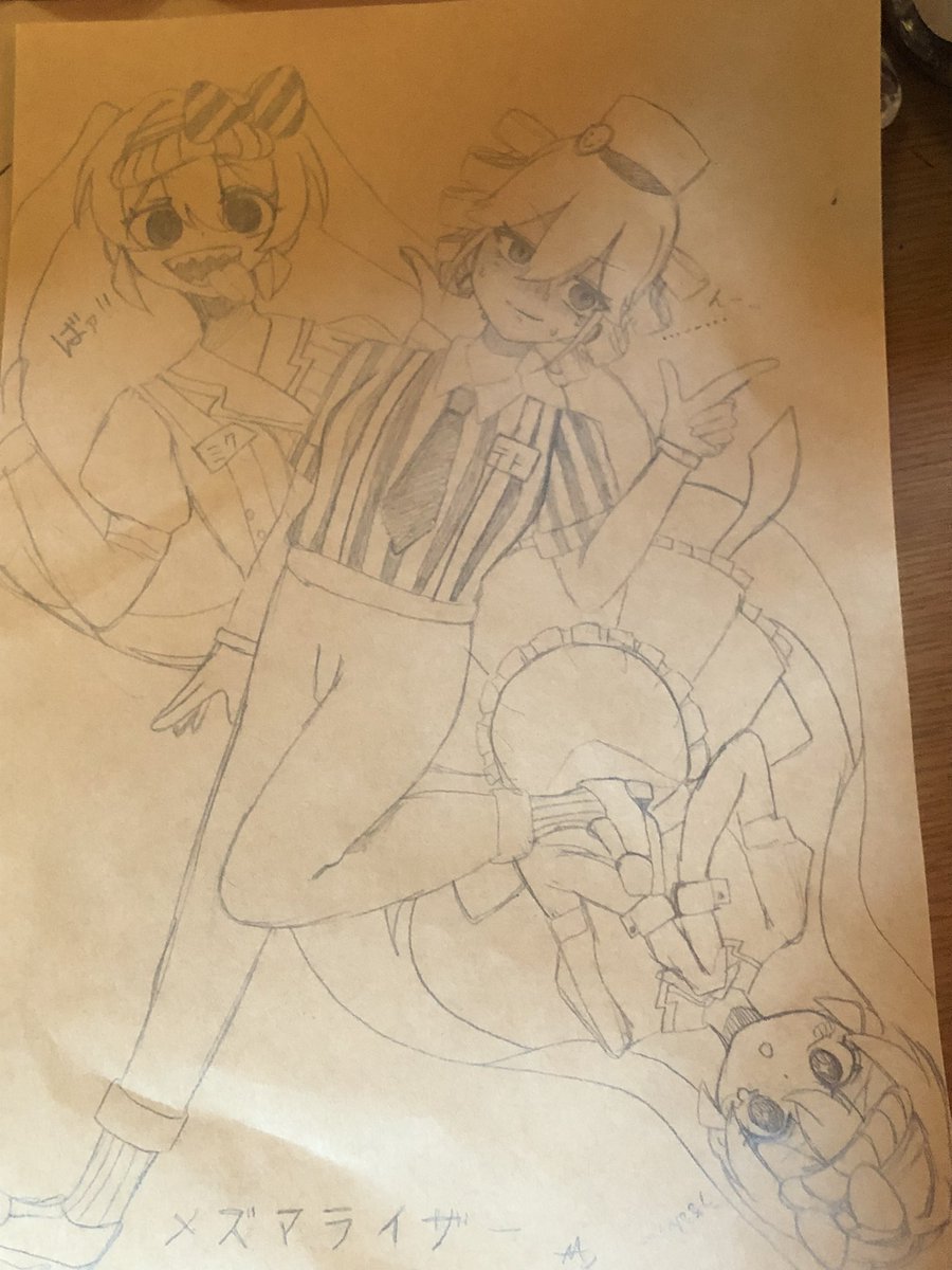 KIRAkun_10's tweet photo. えーん、落書き 没！

 #メズマライザー https://t.co/IN2XHyTTXy