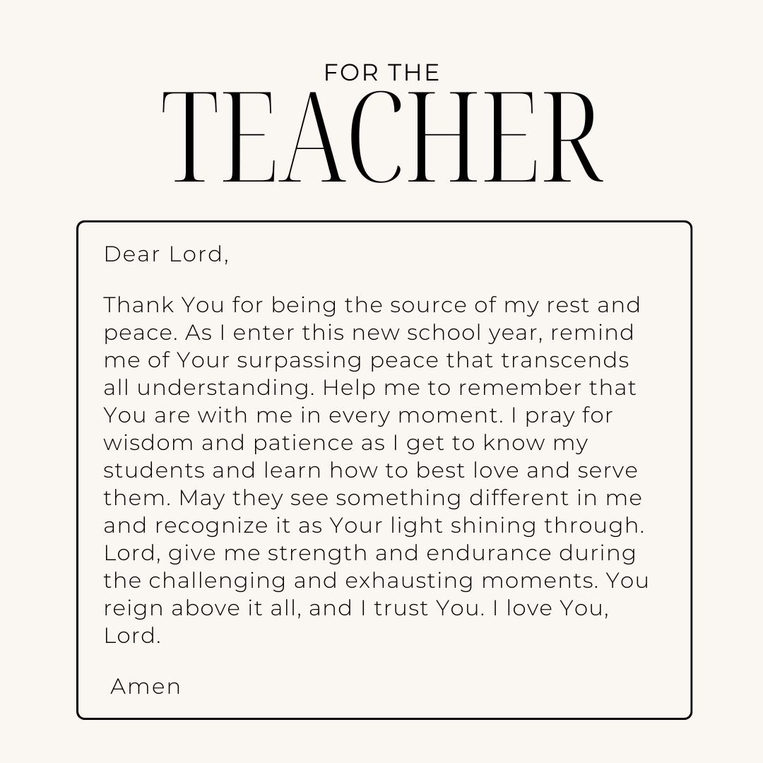 Whether you're a teacher, parent, or student heading back to school tomorrow, know that we are praying for you at NorthStar! 🙏🤍