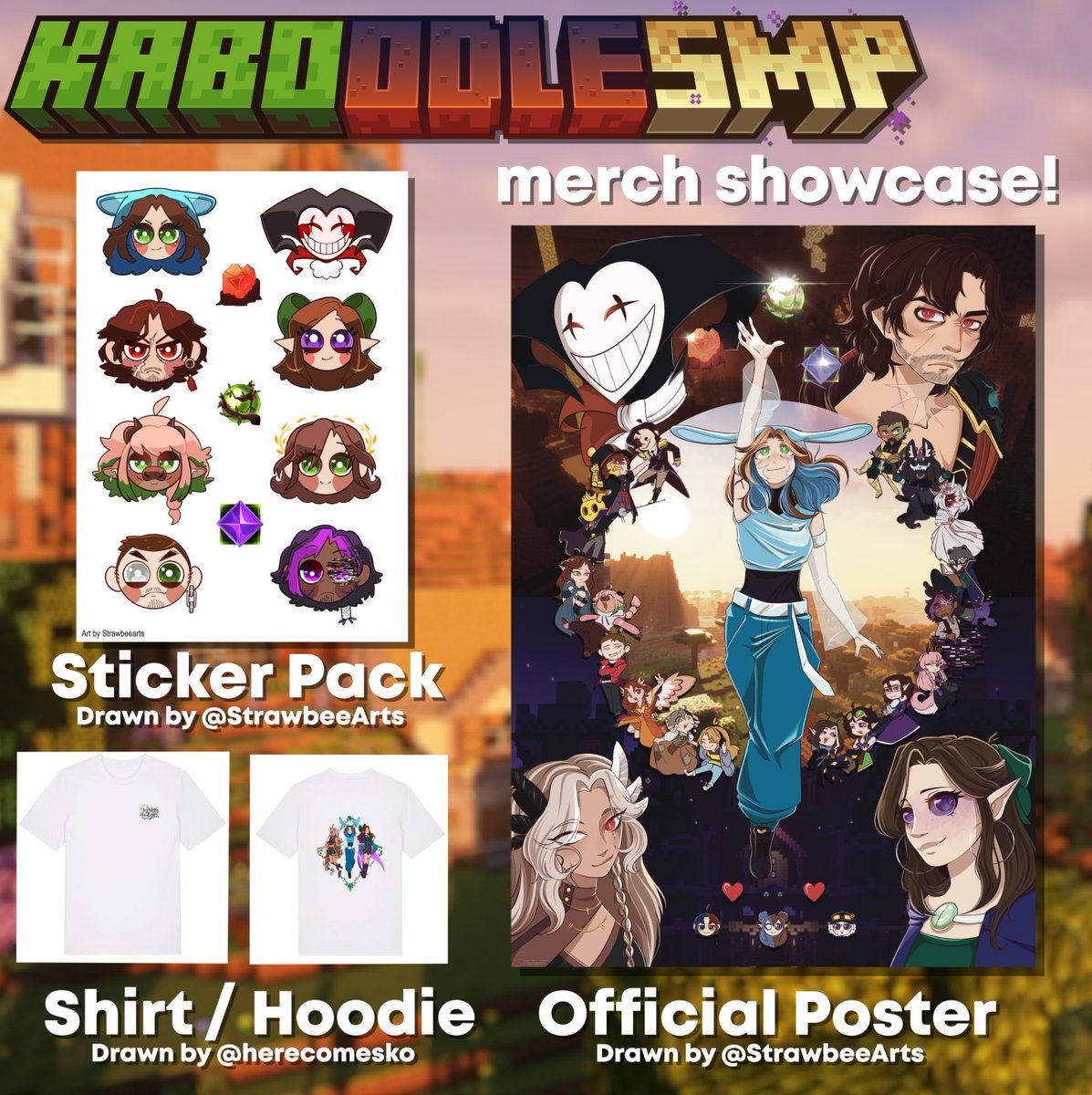 KaboodleSMP's tweet photo. KABOODLESMP MERCH IS OUT NOW!

Make sure to go and get it while you can!
https://t.co/6XHmy619jf
https://t.co/6XHmy619jf
https://t.co/6XHmy619jf https://t.co/vURN3IoiHz
