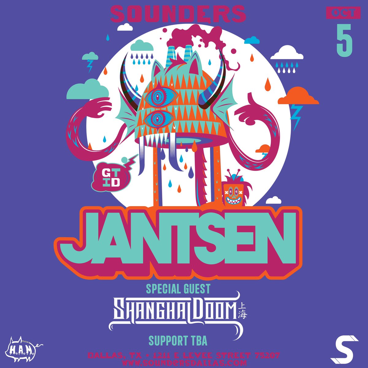 ⚠️🚨NEW SHOW ALERT🚨⚠️

WE ARE BACK &amp; KICKING THINGS OFF WITH <a href="/jantsenmusic/">JANTSEN</a> AND <a href="/ShanghaiDoom/">Shanghai Doom</a>!!

Saturday October 5th 🗓️

At <a href="/SoundersDallas/">Sounders Dallas</a>📍

FREE Parking Available 🚗
Drink Specials 🍻
PK Sound 🔊

Tickets are now available ⬇️

SoundersDallas.com 🎫