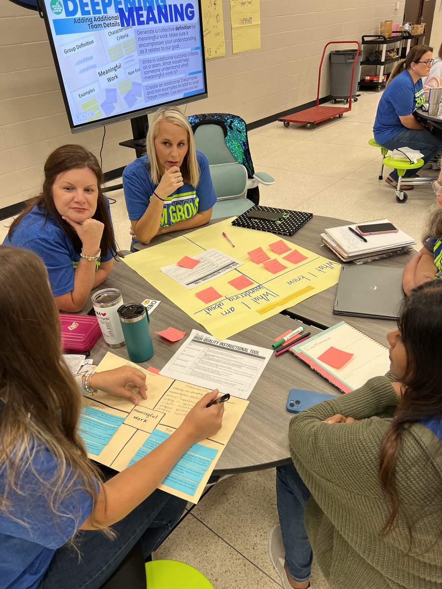 Elm Grove teachers spent the morning connecting our campus instructional goal to meaningful work and activities and what that looks like for our Eagles. 🦅<a href="/HumbleISD_EGE/">Elm Grove Elementary</a> <a href="/HumbleISD/">Humble ISD</a> <a href="/HumbleISD_PL/">Humble ISD PL</a> #EGEProud