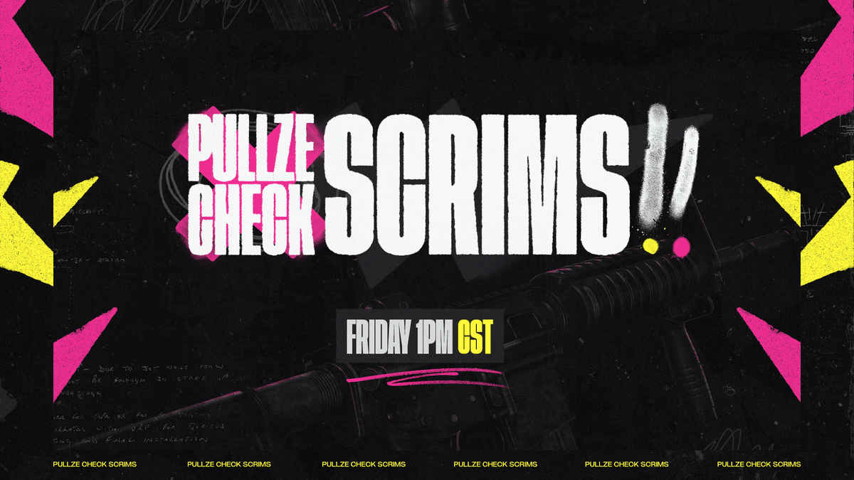 PullzeCheck's tweet photo. PULLZE CHECK SCRIMS ๐
โก๏ธ Friday 8/2
โก๏ธ 1PM CST
โก๏ธ $5 Entry (per player)
โก๏ธ WSOW Teams (Prioritized)
Joining forces with @Mrsknowitall to get WSOW Match Point Scrims back up and running in full force โผ๏ธ
โฌ๏ธ Reply Below to Participate โฌ๏ธ https://t.co/MMtisfBPB3