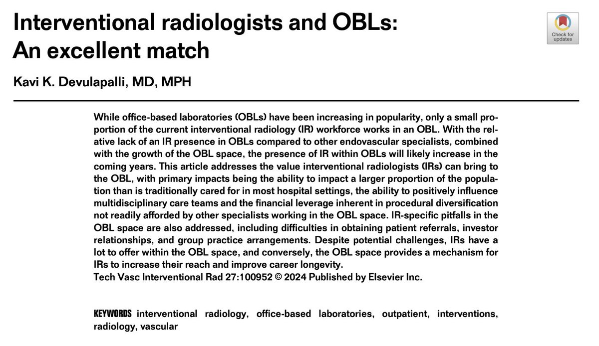 Line Monkey MD (@linemonkeymd) on Twitter photo There are many challenges in healthcare and IR, but I am still bullish about OBLs and their positive impact on patients and IR physicians. Thank you to <a href="/bretwiechmann/">Bret Wiechmann</a> for the opportunity to contribute to this #TVIR issue. There are some outstanding contributions in this edition There are many challenges in healthcare and IR, but I am still bullish about OBLs and their positive impact on patients and IR physicians. Thank you to <a href="/bretwiechmann/">Bret Wiechmann</a> for the opportunity to contribute to this #TVIR issue. There are some outstanding contributions in this edition