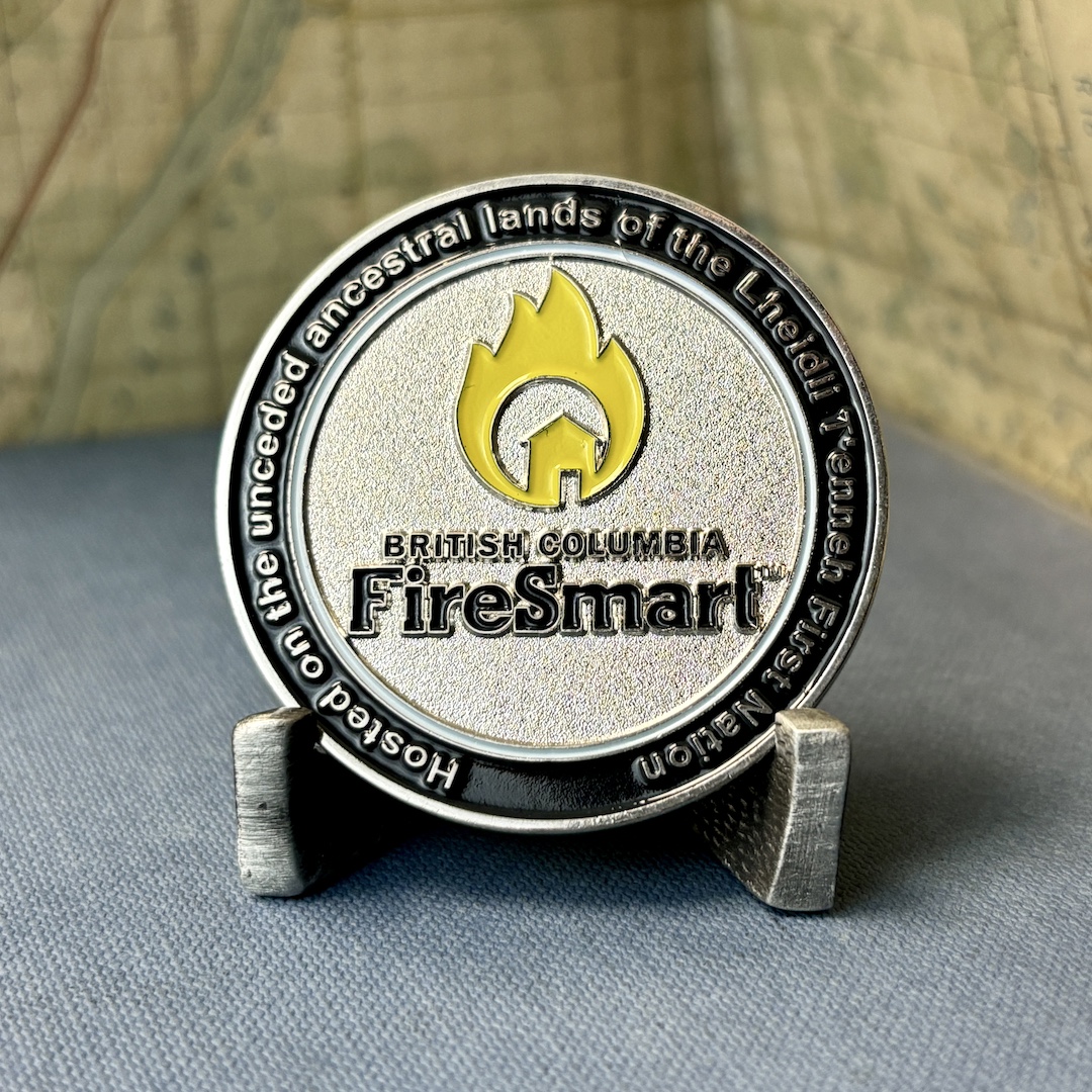 Sharkzcoins's tweet photo. We’re honoured to share these 2024 BC FireSmart Wildfire Resiliency and Training Summit coin images. The theme of "Recover - Rebuild - Repair" is a poignant reminder of the resilience and strength needed during this challenging fire season. Stay strong and safe. 🔥 #BCFireSmart https://t.co/AW3TOYWNi6