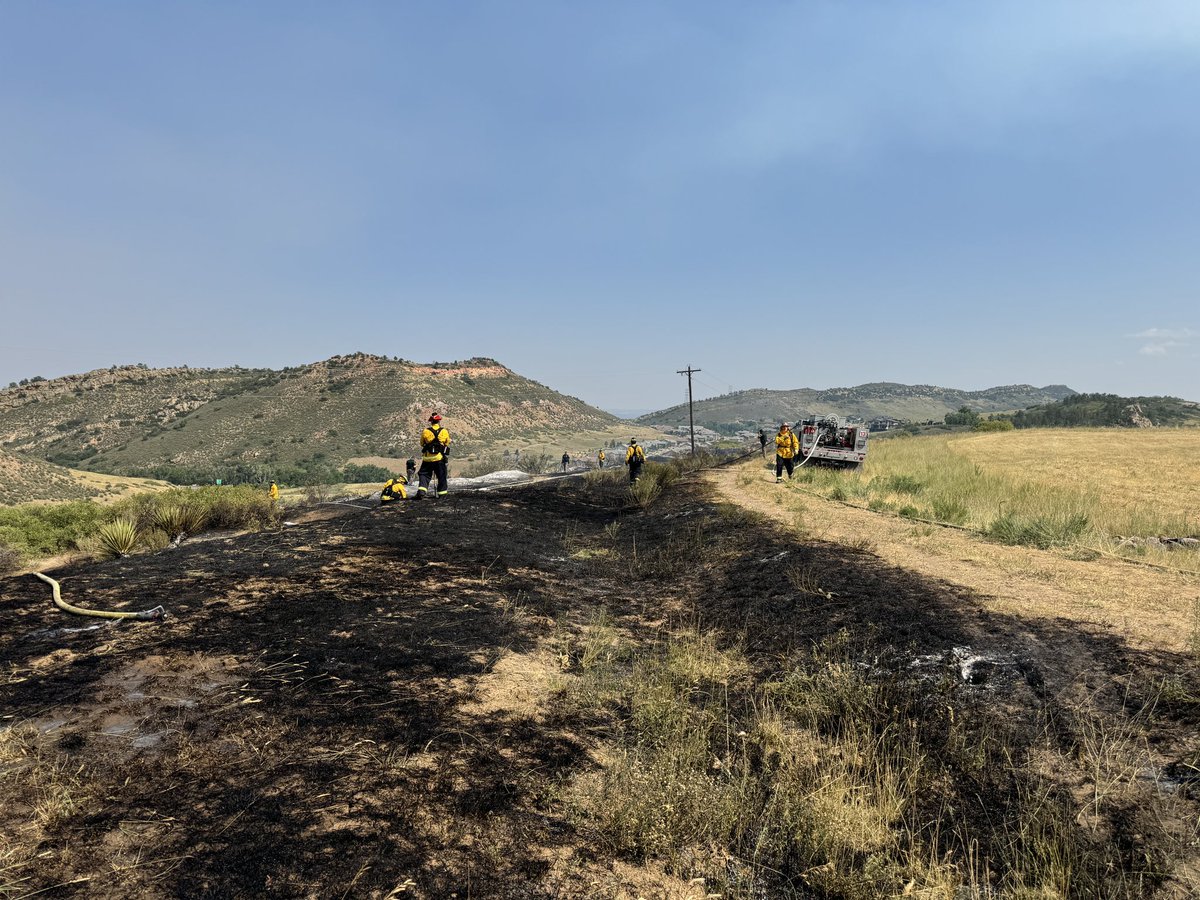 UPDATE: fire burned about three acres in mostly grass and oak brush ...