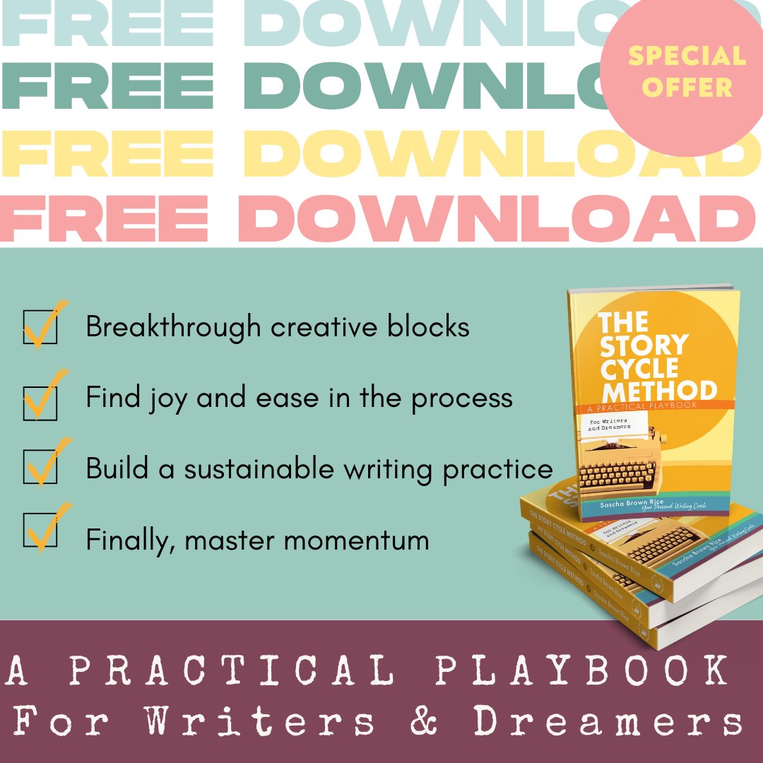 SaschaWrites's tweet photo. 🚨SPECIAL OFFER!
📙 Grab your FREE DOWNLOAD of THE STORY CYCLE METHOD: A Practical Playbook for Writers and Dreamers 
Available on Amazon! https://t.co/4N5kmTDjFU