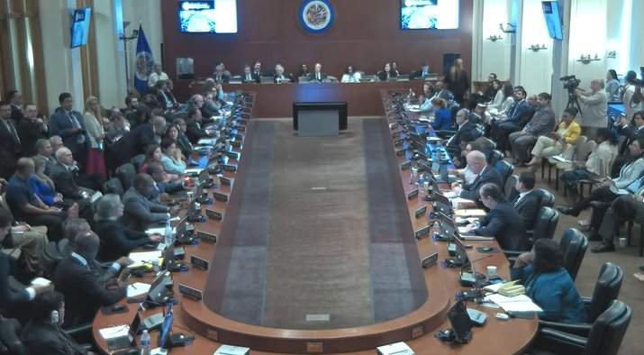 AlertaMundoNews's tweet photo. 🚨 | ÚLTIMA HORA: Consejo Permanente de la OEA no logró los 18 votos para aprobar resolución sobre Venezuela: hubo 17 votos a favor, 0 en contra, 11 abstenciones y 4 austentes.

A favor:
Argentina
Canadá
Chile
Costa Rica
Ecuador
El Salvador
EE.UU.
Guatemala
Guyana
Haití
Jamaica
Panamá
Paraguay
Perú
República Dominicana
Surinam
Uruguay

Abstención:
Bahamas
Barbados
Belice
Bolivia
Brasil
Colombia
Granada
Honduras
San Cristóbal y Nieves
Santa Lucía
Antigua y Barbuda

Ausente:
Dominica
México
San Vicente y Las Granadinas
Trinidad y Tobago
Venezuela