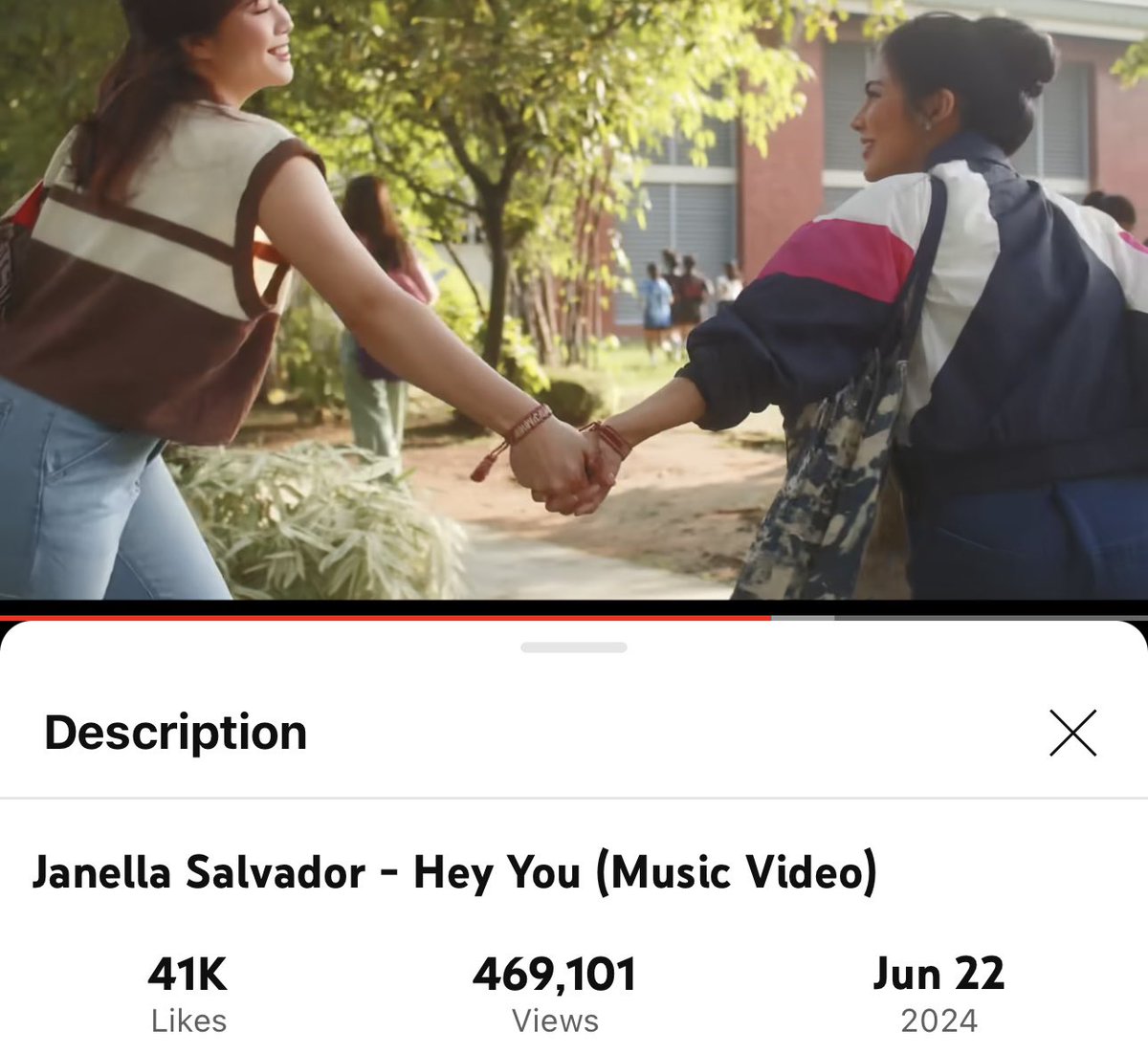 janenellatrends's tweet photo. Stream Hey You, Vadengs! π£
Weβre so close to getting our BTS! Donβt forget to stream Hey You MV today and everyday! π€π§‘
π: https://t.co/CKITBJ5Kcl
#StreamHEYYOU #JanellaSalvador #JaneNella https://t.co/08DJ96XyFN