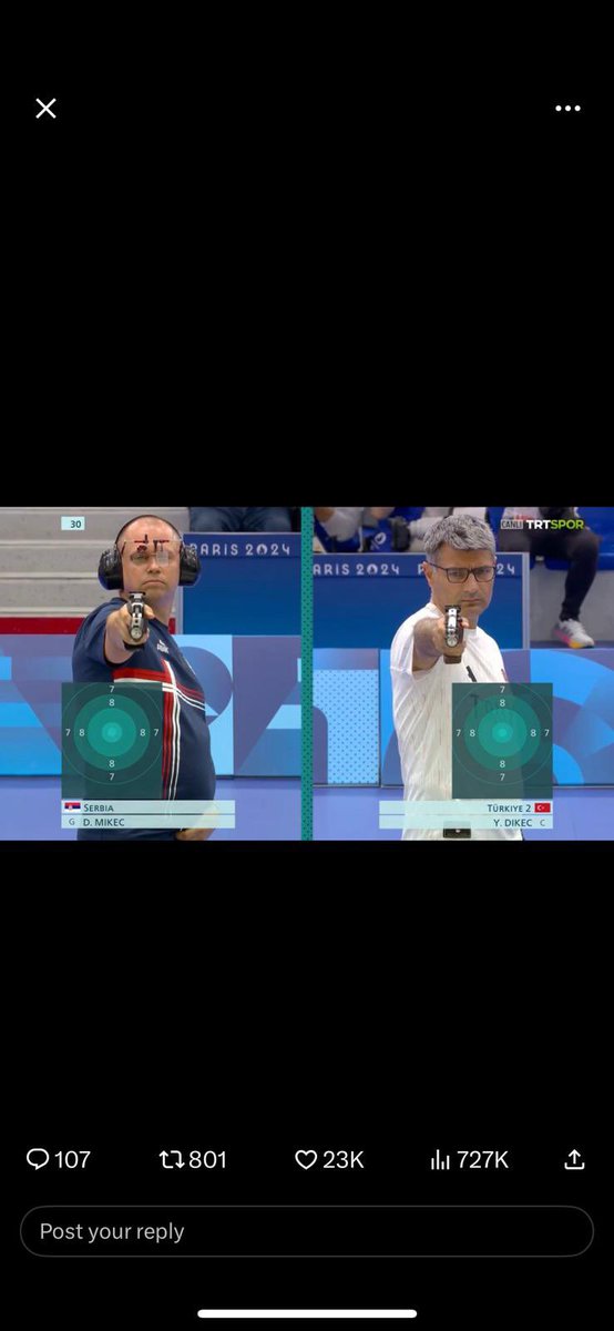 Astsubay kıdemli başçavuş Yusuf Dikeç altın madalyayı kıl payı kaçırdı belki ama dünya gündemine oturdu. 😂 Biz bu kadar rahatız :)