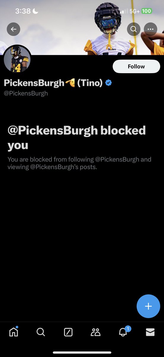 L_Conigz's tweet photo. @pickensburgh be blockin everyone nowadays🤣 https://t.co/mgslR4b9Du